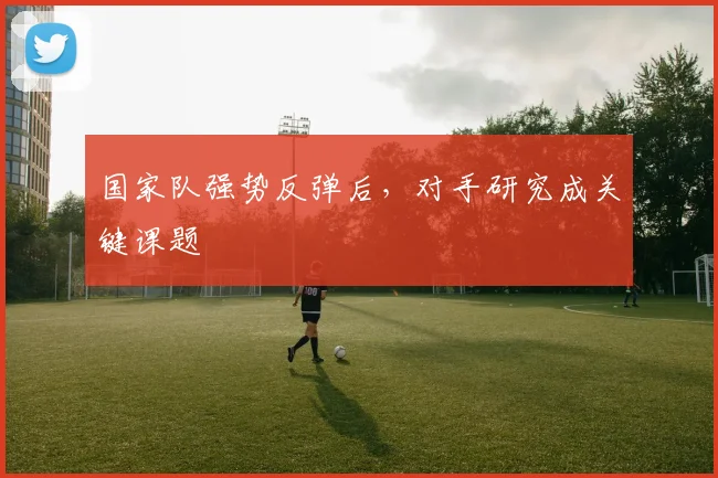 国家队强势反弹后，对手研究成关键课题